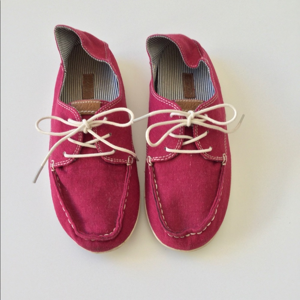 OluKai Heleuma Canvas Shoes Pink Size 6